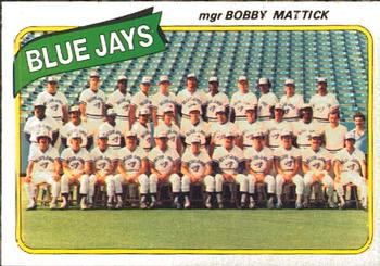 #300 Toronto Blue Jays / Bobby Mattick - Toronto Blue Jays - 1980 O-Pee-Chee Baseball