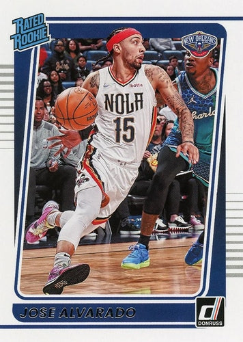 #300 Jose Alvarado - New Orleans Pelicans - 2021-22 Panini Chronicles Basketball