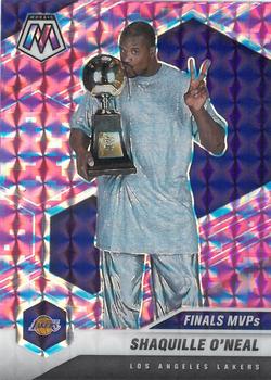 #300 Shaquille O'Neal - Los Angeles Lakers - 2020-21 Panini Mosaic - Mosaic Camo Pink Basketball