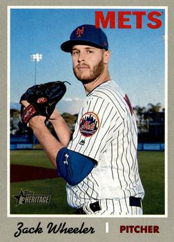 #300 Zack Wheeler - New York Mets - 2019 Topps Heritage Baseball