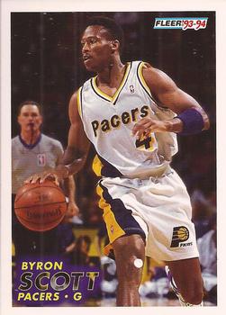 #300 Byron Scott - Indiana Pacers - 1993-94 Fleer Basketball