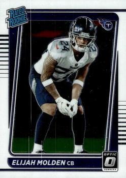 #300 Elijah Molden - Tennessee Titans - 2021 Donruss Optic Football