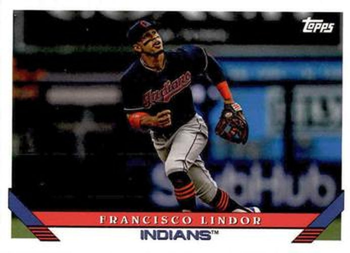 #300 Francisco Lindor - Cleveland Indians - 2019 Topps Archives Baseball