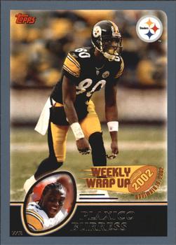 #300 Plaxico Burress - Pittsburgh Steelers - 2003 Topps Football
