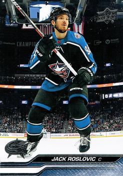 #301 Jack Roslovic - Columbus Blue Jackets -2023-24 Upper Deck Hockey