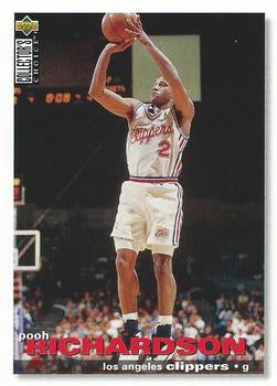 #301 Pooh Richardson - Los Angeles Clippers - 1995-96 Collector's Choice Basketball