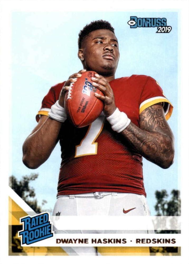 #301 Dwayne Haskins - Washington Redskins - 2019 Donruss Football
