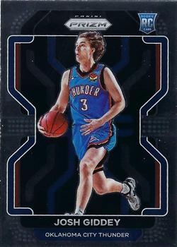 #301 Josh Giddey - Oklahoma City Thunder - 2021-22 Panini Prizm Basketball