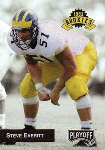 #301 Steve Everitt - Cleveland Browns - 1993 Playoff Football