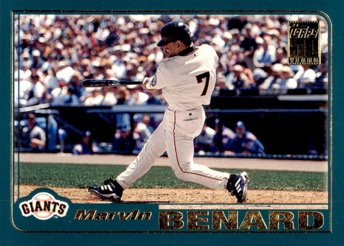 #301 Marvin Benard - San Francisco Giants - 2001 Topps Baseball