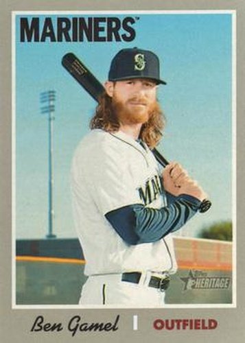 #301 Ben Gamel - Seattle Mariners - 2019 Topps Heritage Baseball