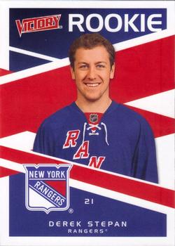 #318 Derek Stepan - New York Rangers - 2010-11 Upper Deck Victory Hockey