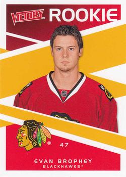 #343 Evan Brophey - Chicago Blackhawks - 2010-11 Upper Deck Victory Hockey