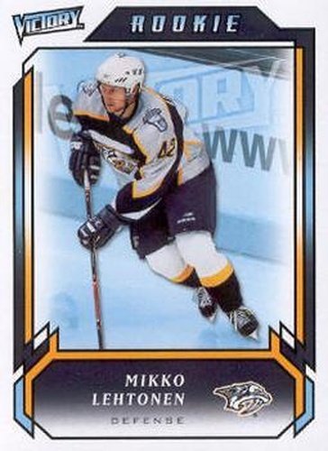 #302 Mikko Lehtonen - Nashville Predators - 2006-07 Upper Deck Victory Update Hockey