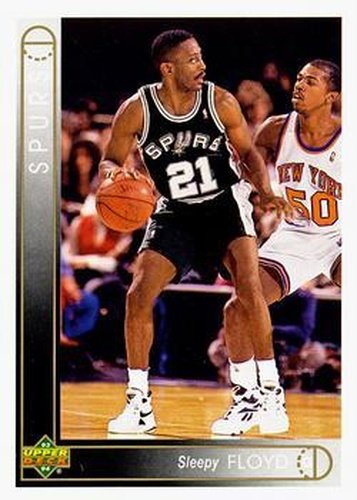#302 Sleepy Floyd - San Antonio Spurs - 1993-94 Upper Deck Basketball