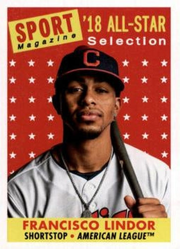 #302 Francisco Lindor - Cleveland Indians - 2019 Topps Archives Baseball