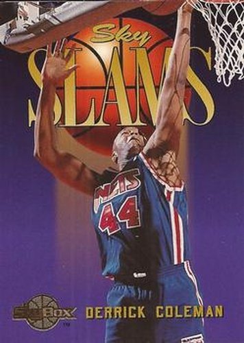 #303 Derrick Coleman - New Jersey Nets - 1994-95 SkyBox Premium Basketball