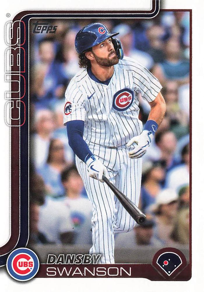 #303 Dansby Swanson - Chicago Cubs - 2025 Topps Baseball
