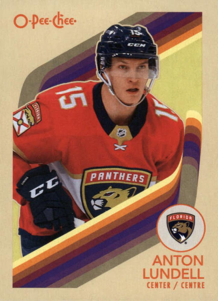 #303 Anton Lundell - Florida Panthers - 2023-24 O-Pee-Chee - Retro Hockey