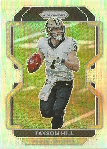 #303 Taysom Hill - New Orleans Saints - 2021 Panini Prizm - Silver Football
