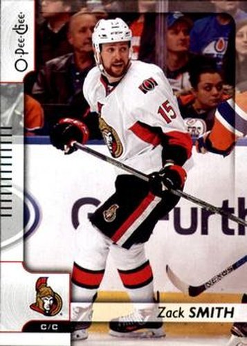 #303 Zack Smith - Ottawa Senators - 2017-18 O-Pee-Chee Hockey