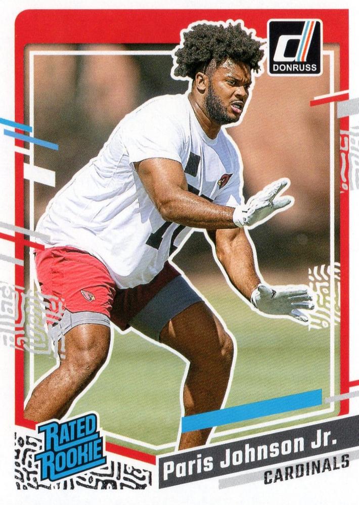 #304 Paris Johnson Jr. - Arizona Cardinals - 2023 Donruss Football