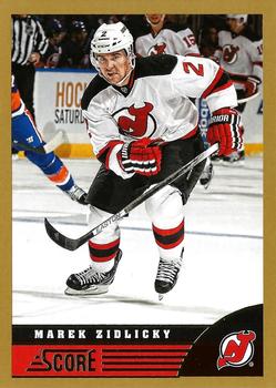 #304 Marek Zidlicky - New Jersey Devils - 2013-14 Score - Gold Hockey