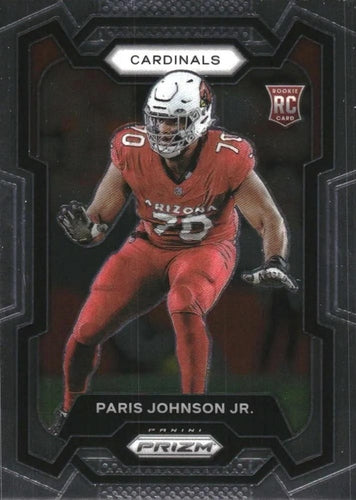 #304 Paris Johnson Jr. - Arizona Cardinals - 2023 Panini Prizm Football