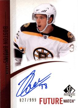 #304 Jordan Caron - Boston Bruins - 2010-11 SP Authentic Hockey