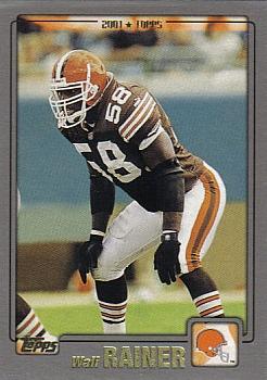 #305 Wali Rainer - Cleveland Browns - 2001 Topps Football