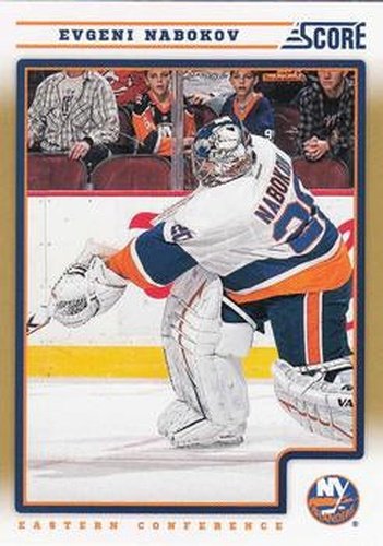 #305 Evgeni Nabokov - New York Islanders - 2012-13 Score - Gold Rush Hockey