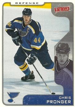 #305 Chris Pronger - St. Louis Blues - 2001-02 Upper Deck Victory Hockey