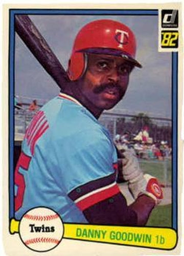 #305 Danny Goodwin - Minnesota Twins - 1982 Donruss Baseball