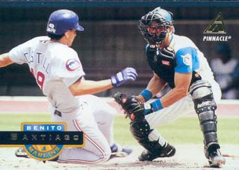 #305 Benito Santiago - Florida Marlins - 1994 Pinnacle Baseball