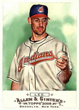 #306 Cliff Lee - Cleveland Indians - 2009 Topps Allen & Ginter Baseball
