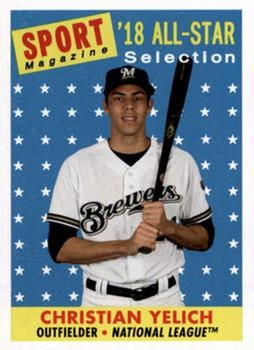 #306 Christian Yelich - Milwaukee Brewers - 2019 Topps Archives Baseball