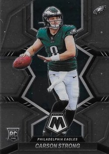#306 Carson Strong - Philadelphia Eagles - 2022 Panini Mosaic Football