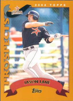 #307 Jason Lane - Houston Astros - 2002 Topps Baseball