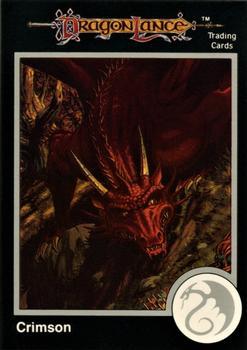 #307 Crimson, Red Dragon - 1991 TSR Advanced Dungeons & Dragons - Silver