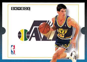#307 John Stockton - Utah Jazz - 1992-93 SkyBox Basketball