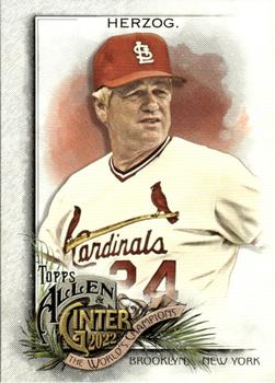 #308 Whitey Herzog - St. Louis Cardinals - 2022 Topps Allen & Ginter Baseball
