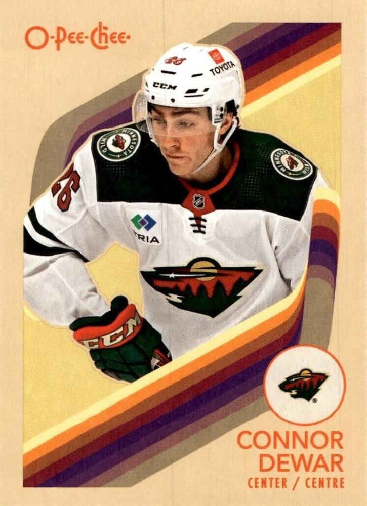 #308 Connor Dewar - Minnesota Wild - 2023-24 O-Pee-Chee - Retro Hockey