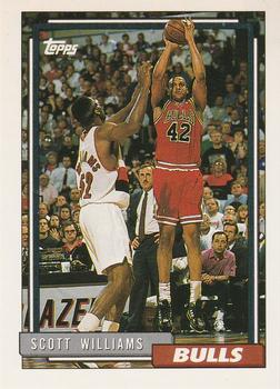 #309 Scott Williams - Chicago Bulls - 1992-93 Topps Basketball
