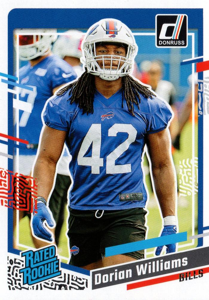 #309 Dorian Williams - Buffalo Bills - 2023 Donruss Football