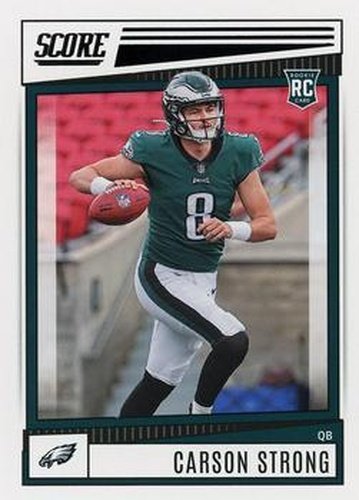 #309 Carson Strong - Philadelphia Eagles - 2022 Score Football