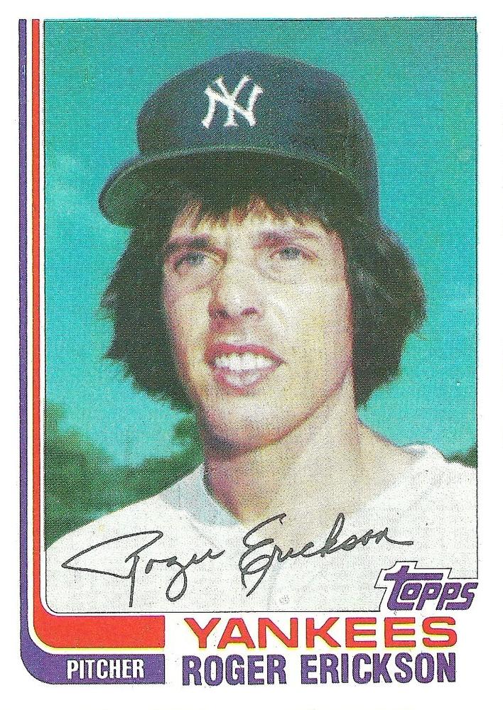 #30T Roger Erickson - New York Yankees - 1982 Topps Traded Baseball