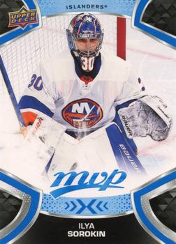 #30 Ilya Sorokin - New York Islanders - 2021-22 Upper Deck MVP - Blue Hockey
