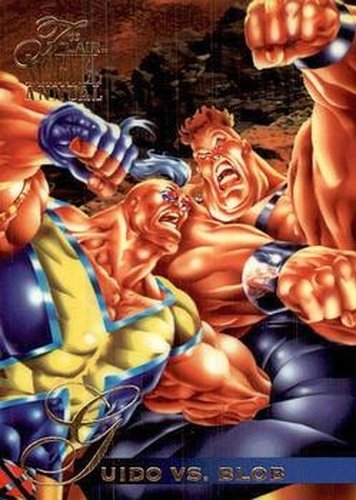 #30 Guido vs. Blob - 1995 Flair Marvel Annual