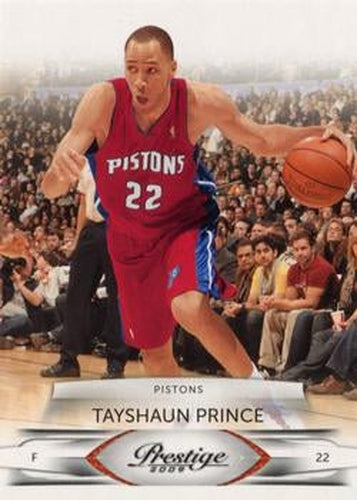 #30 Tayshaun Prince - Detroit Pistons - 2009-10 Panini Prestige Basketball