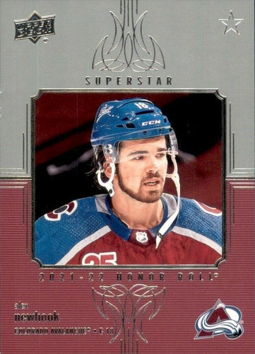 #HR-30 Alex Newhook - Colorado Avalanche - 2021-22 Upper Deck - Honor Roll Hockey